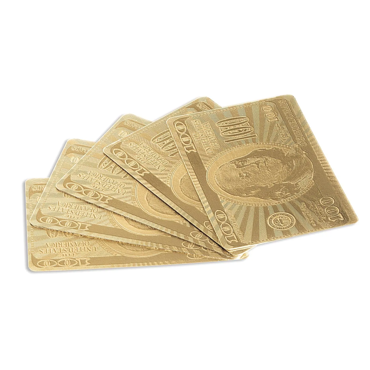 24K Gold & Diamond Playing Cards