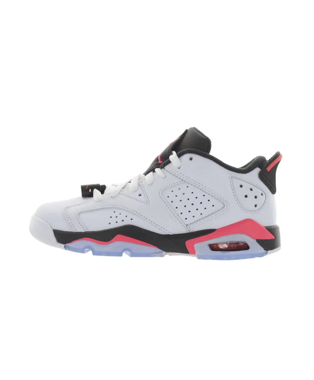 Air Jordan: 6 Retro Low BG (White/Infrared 23-Black)