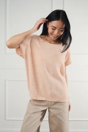 As I Am Peach Sweater-FINAL SALE