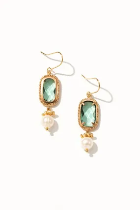 Aveline Crystal Pendant Drop Earrings