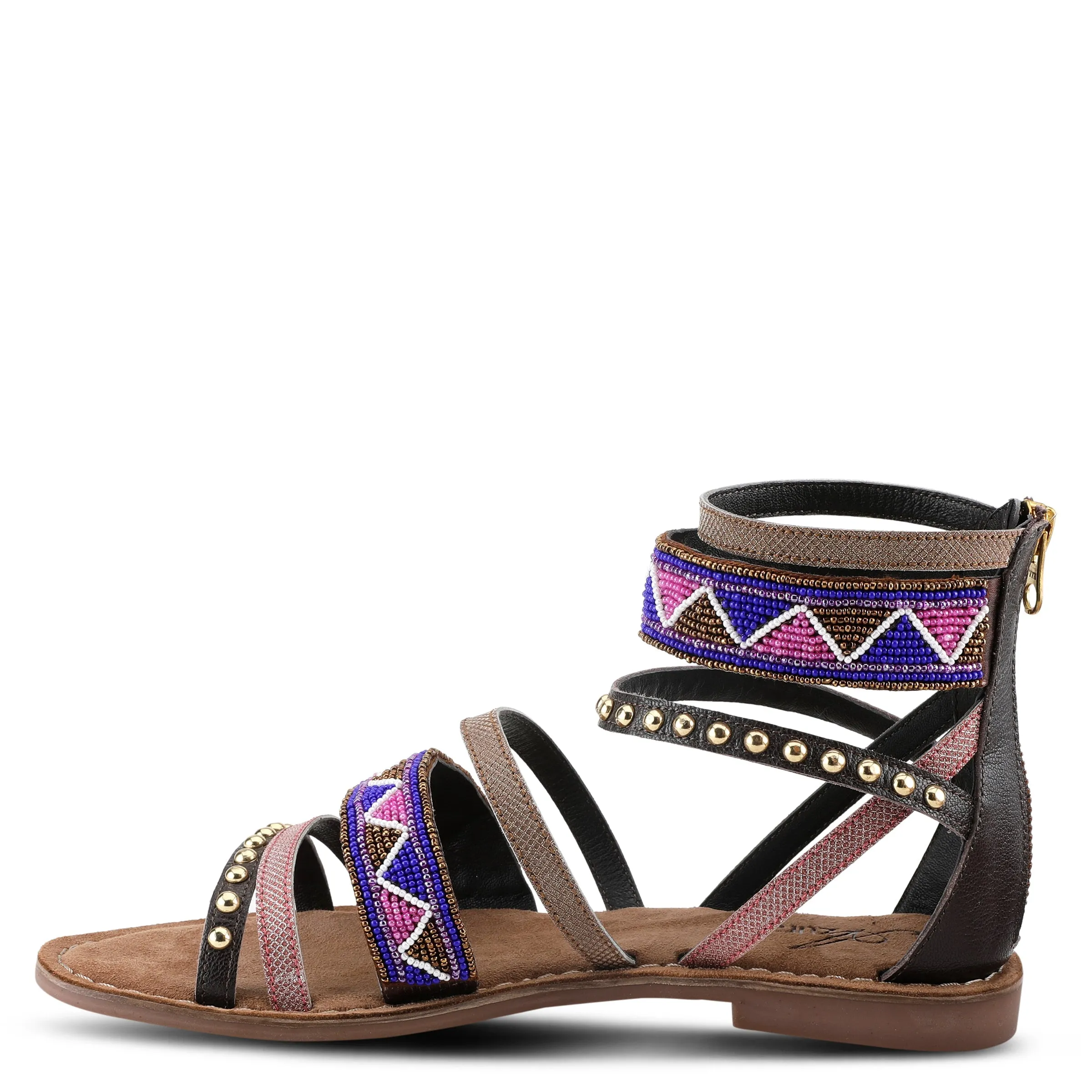 AZURA BELALIA-AZTEC CLOSED BACK SANDALS