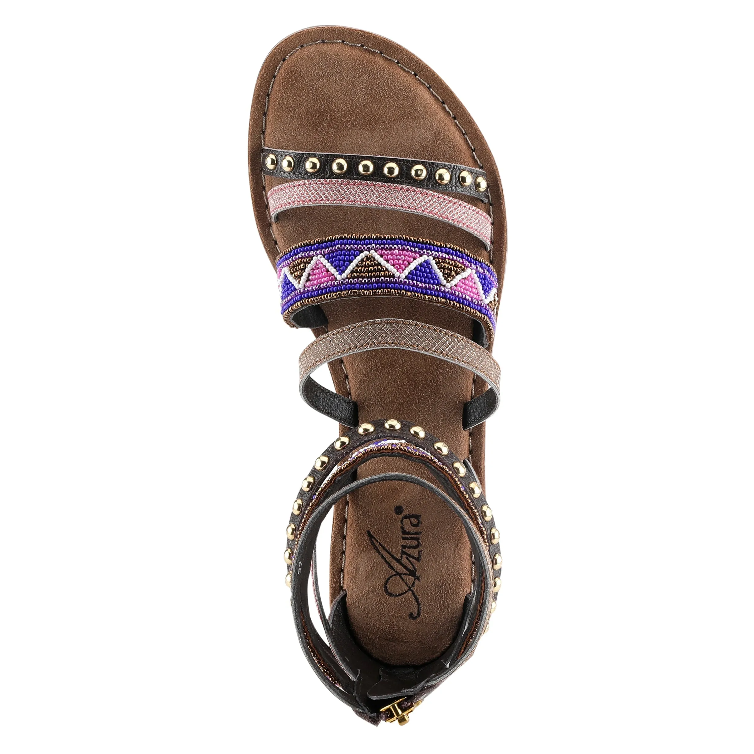 AZURA BELALIA-AZTEC CLOSED BACK SANDALS