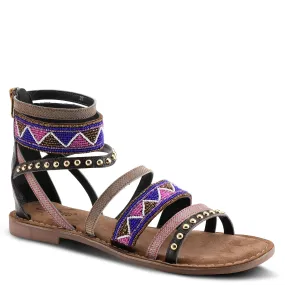 AZURA BELALIA-AZTEC CLOSED BACK SANDALS