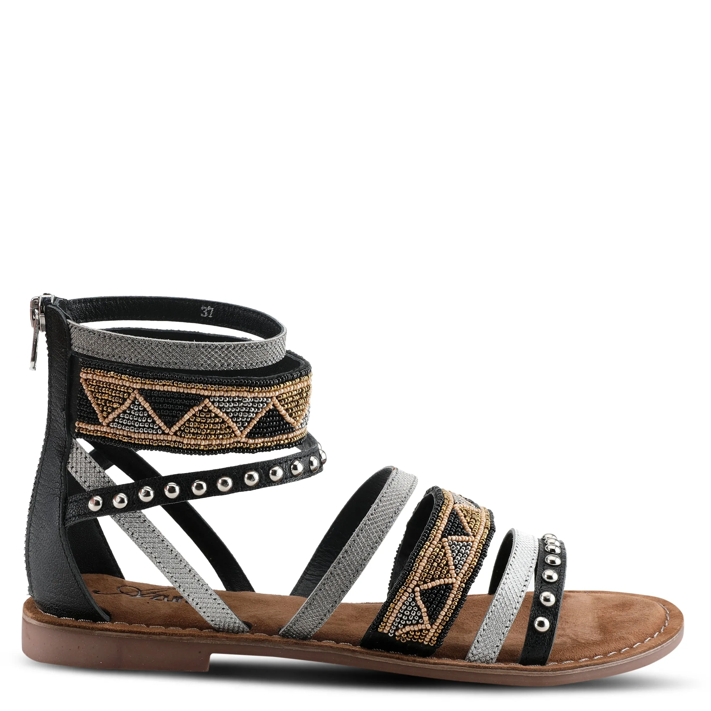 AZURA BELALIA-AZTEC CLOSED BACK SANDALS