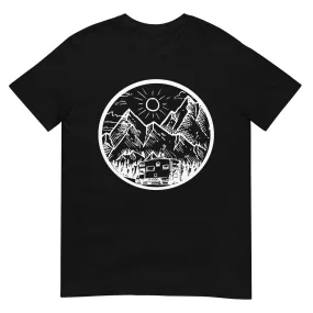 Berge - Camping Van - (12) - T-Shirt (Unisex)