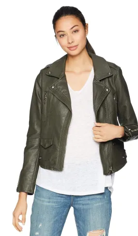 Blank NYC Merry Jane Vegan Leather Moto Jacket