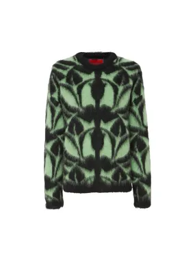 Camden Jumper in Black/Green