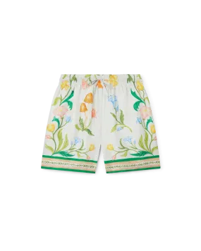 CASABLANCA L'Arche Fleurie Silk Short