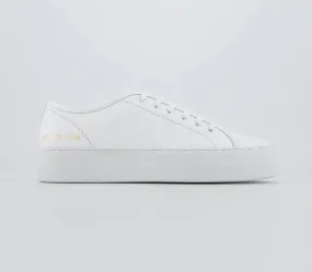 Common Projects Tournament Low Super White Leather Trainers