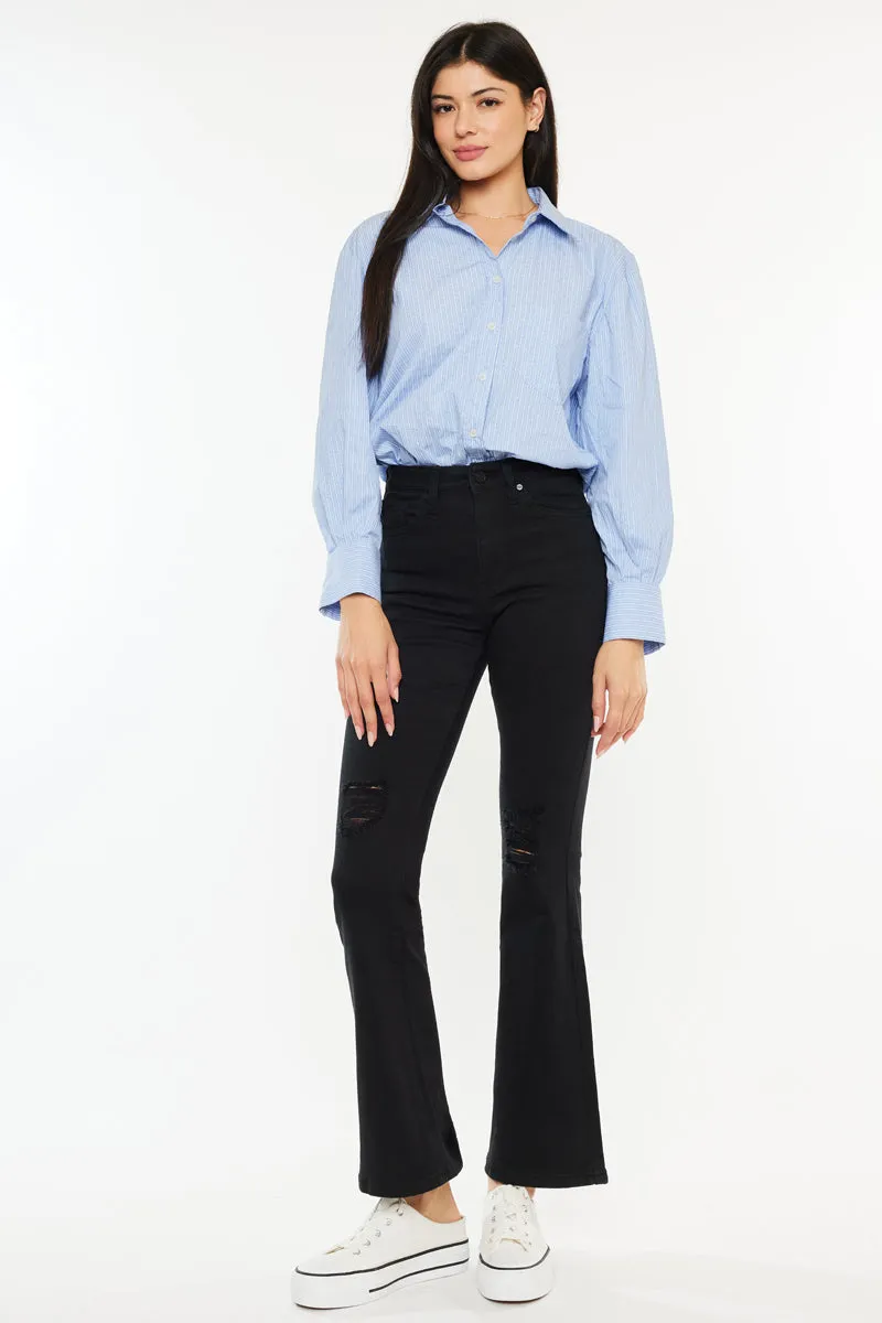 Crystal High Rise Bootcut Jeans (Petite)