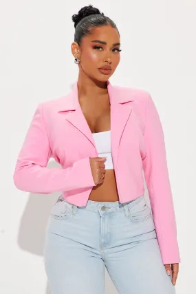 Don't Take It Personal Blazer - Pink