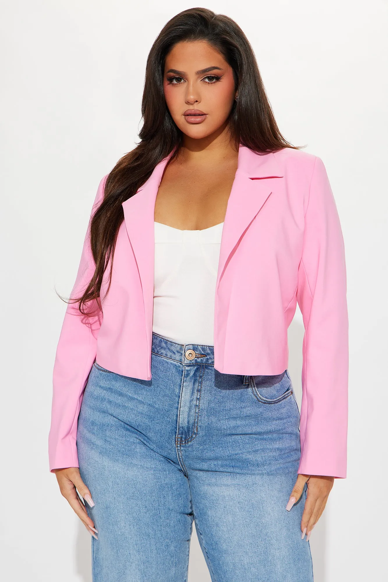 Don't Take It Personal Blazer - Pink