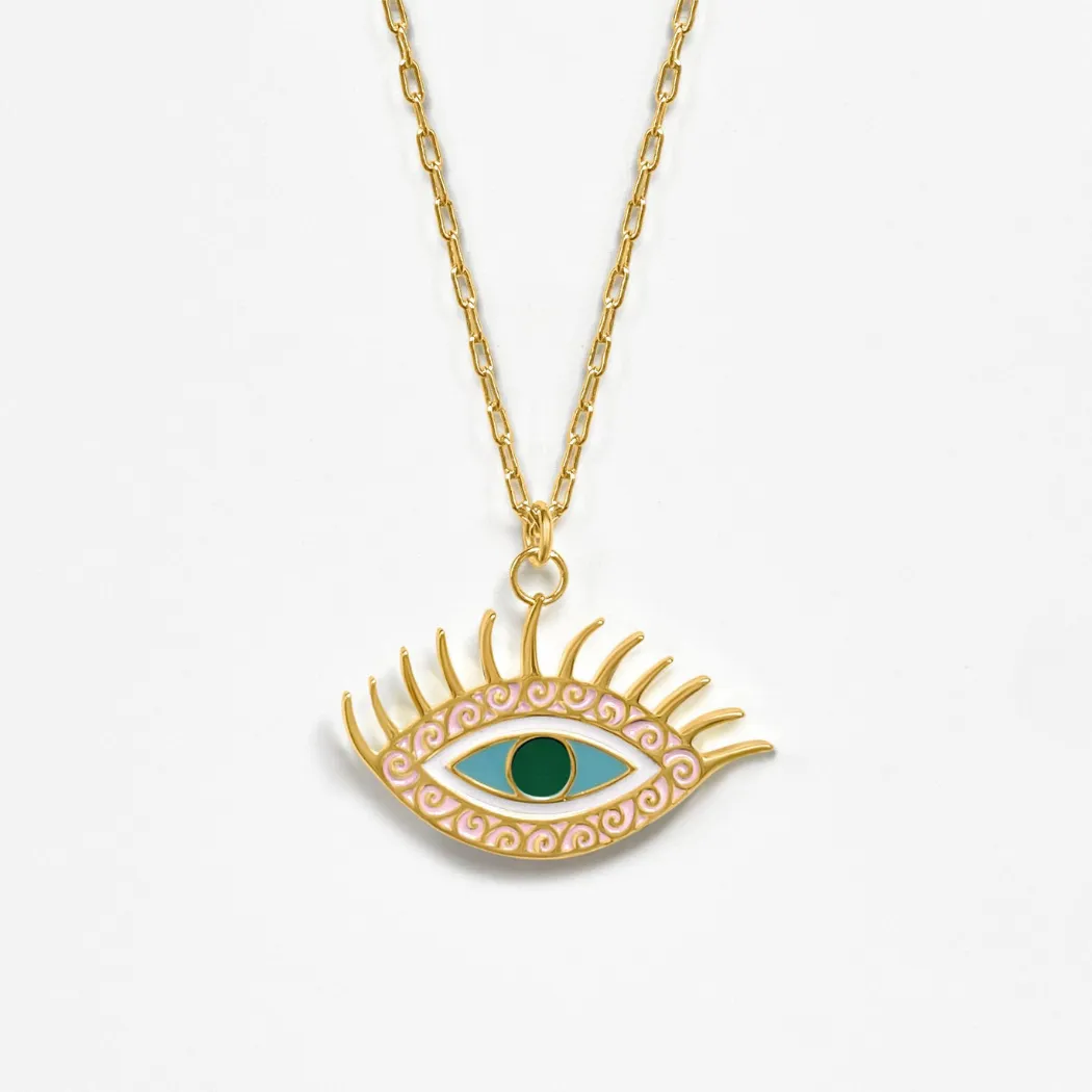 Evil Eye Pendant (Vibrance) - Gold