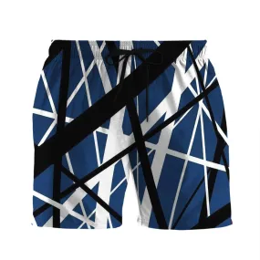 Gearhuman 3D Blue Frankenstrat Strings Shorts