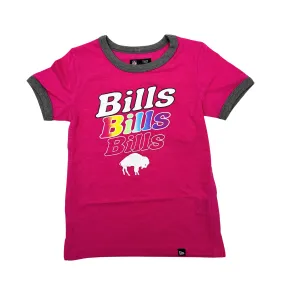 Girls New Era Buffalo Bills Repeat With Alternate Logo Pink Shirt