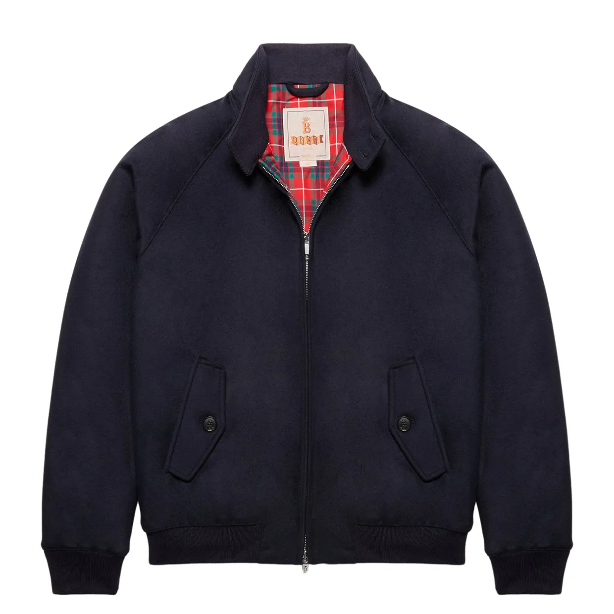 Giubbino Baracuta G9 Af Melton Blu Intenso