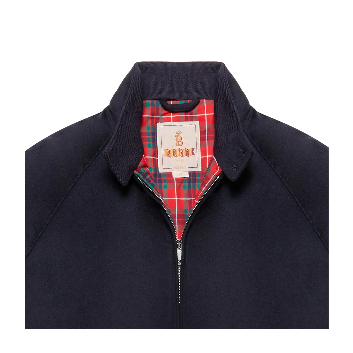 Giubbino Baracuta G9 Af Melton Blu Intenso