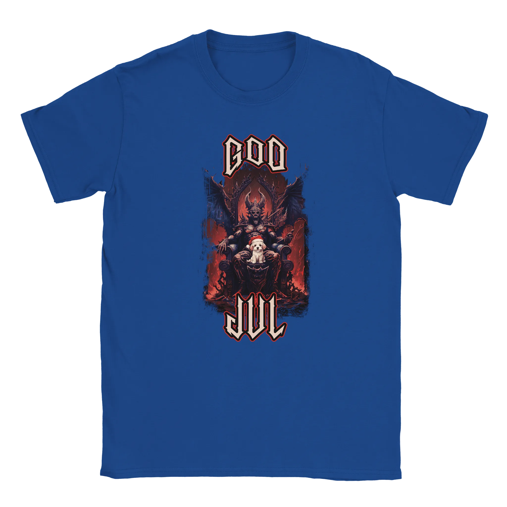 God Jul häftig hundvalp - T-shirt