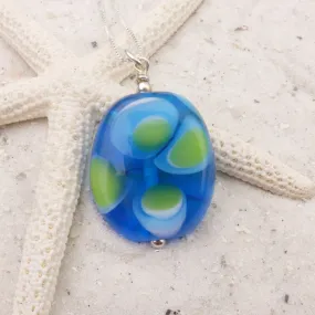 grass and sky bubble pendant