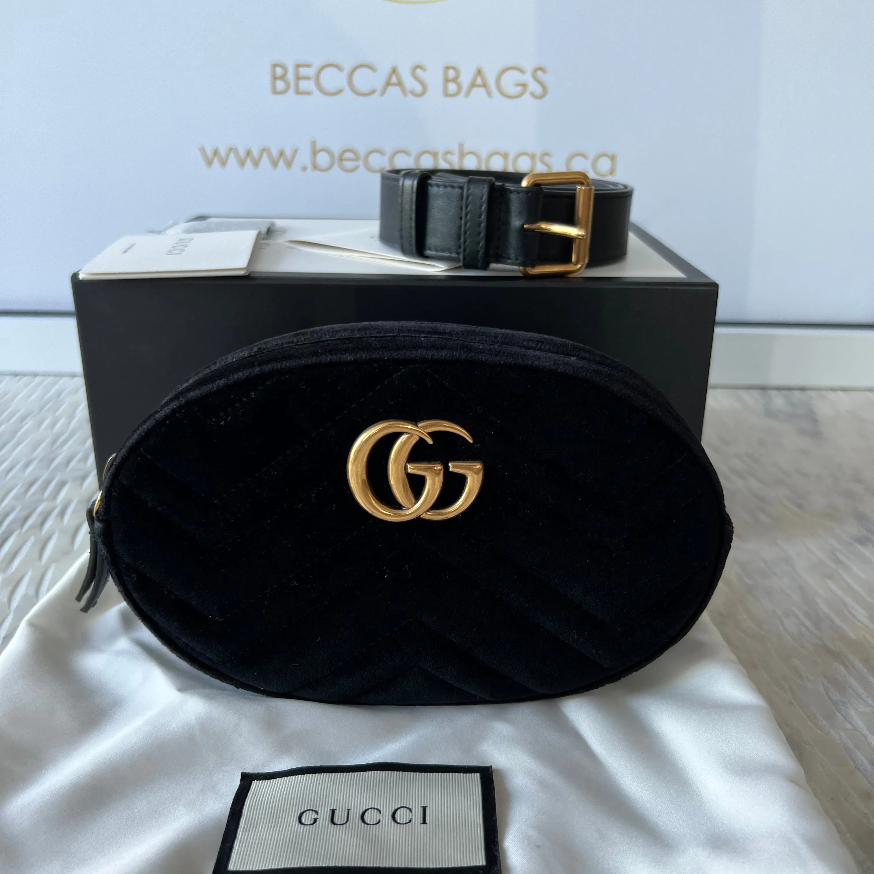 GUCCI GG Marmont Belt Bag