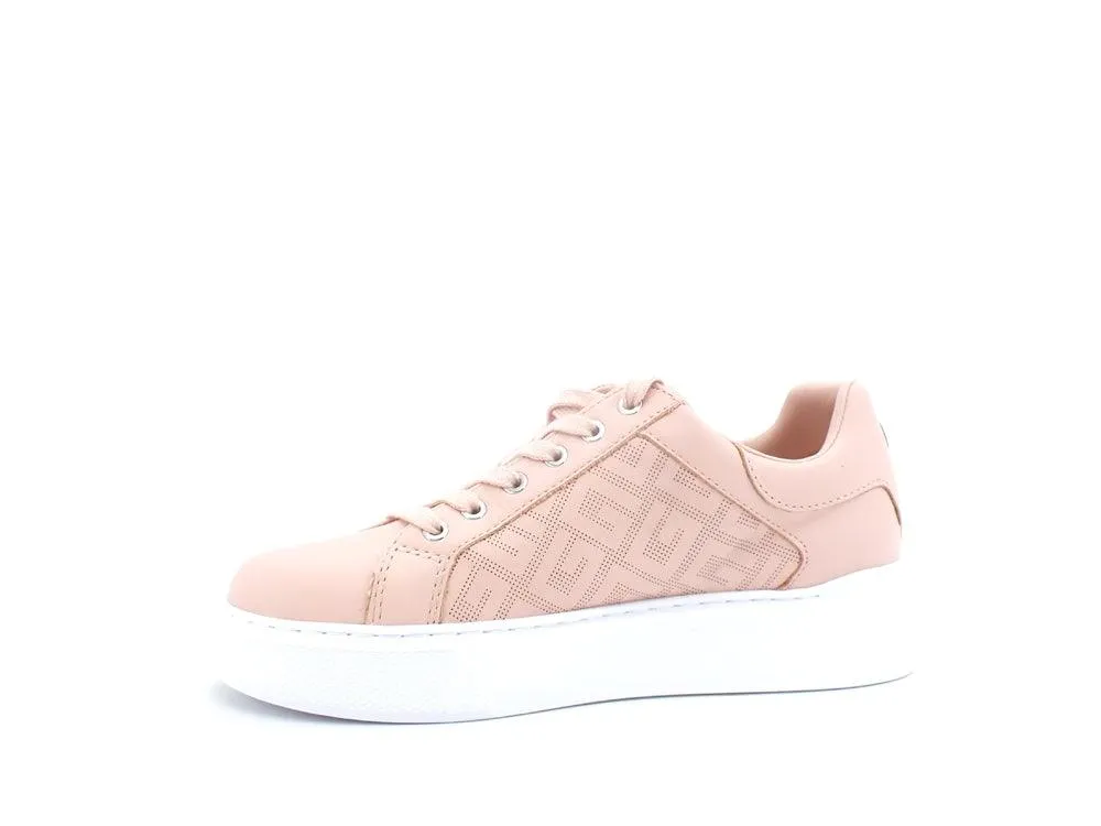 GUESS Sneaker Platform Traforata Loghi Pink FL5IVEELE12