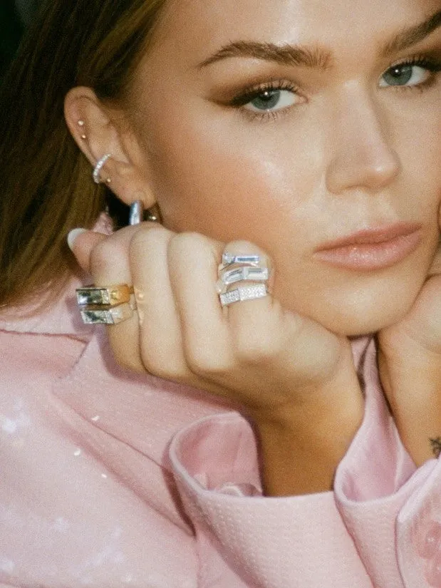 HANNA SCHNBERG x PILGRIM Crystal Ring