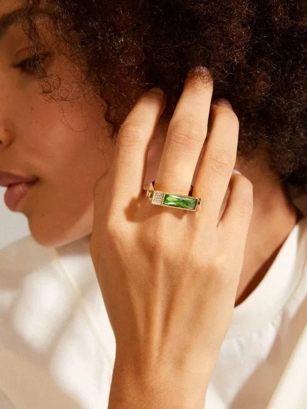 HANNA SCHNBERG x PILGRIM Crystal Ring