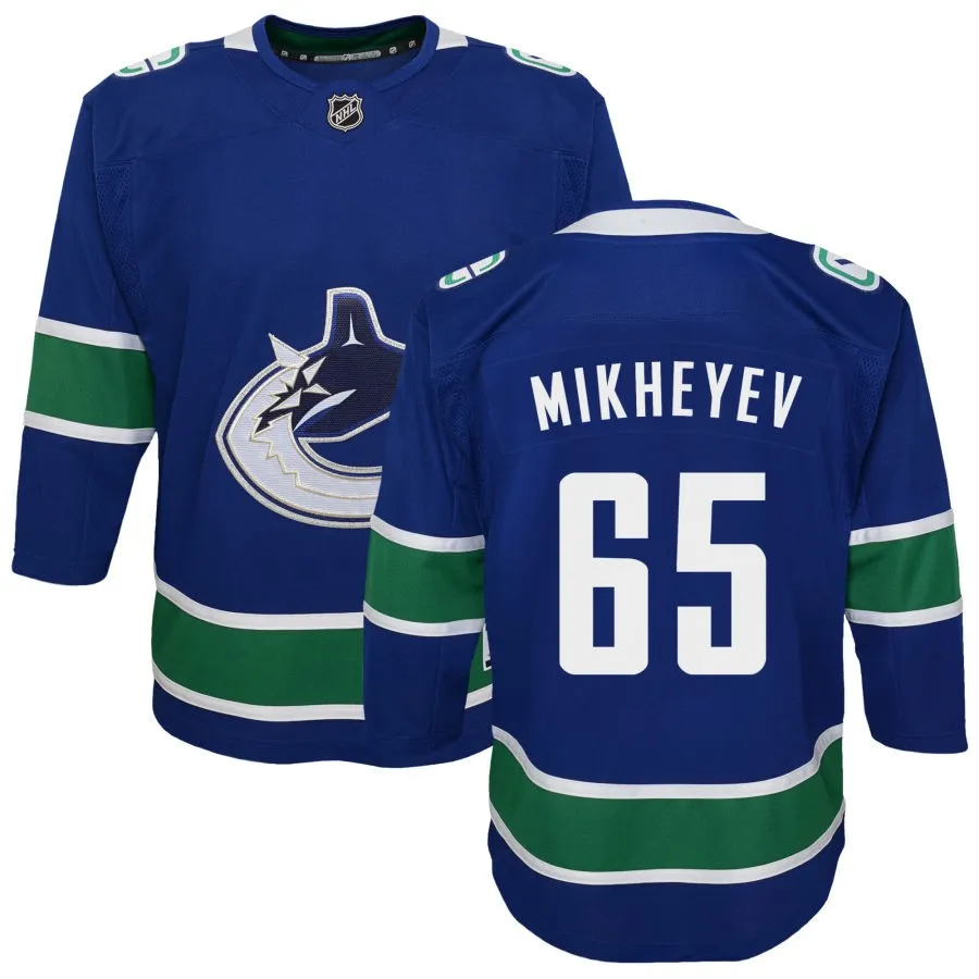 Ilya Mikheyev Vancouver Canucks Youth Premier Jersey - Blue