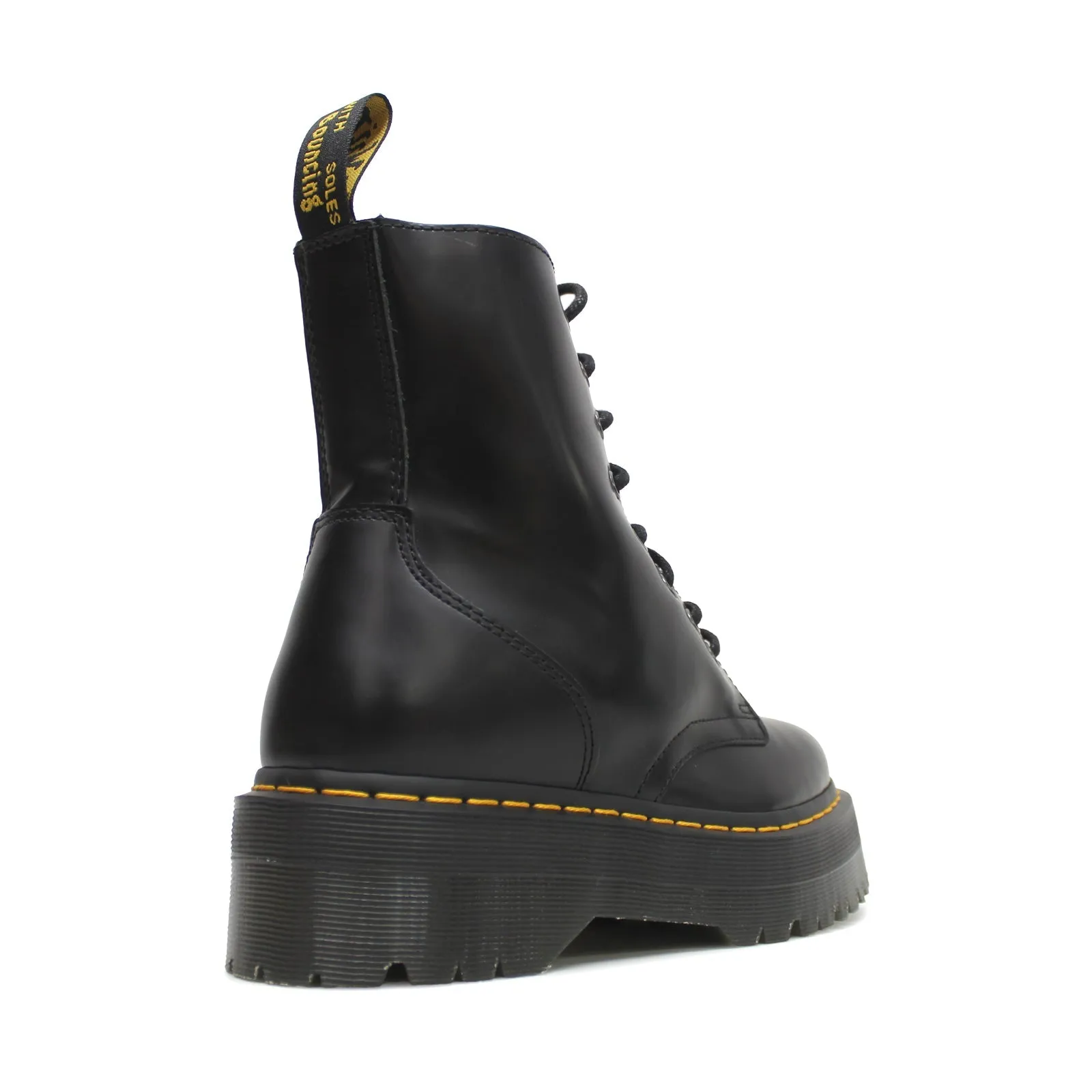 Jadon Smooth Leather Unisex Platform Boots