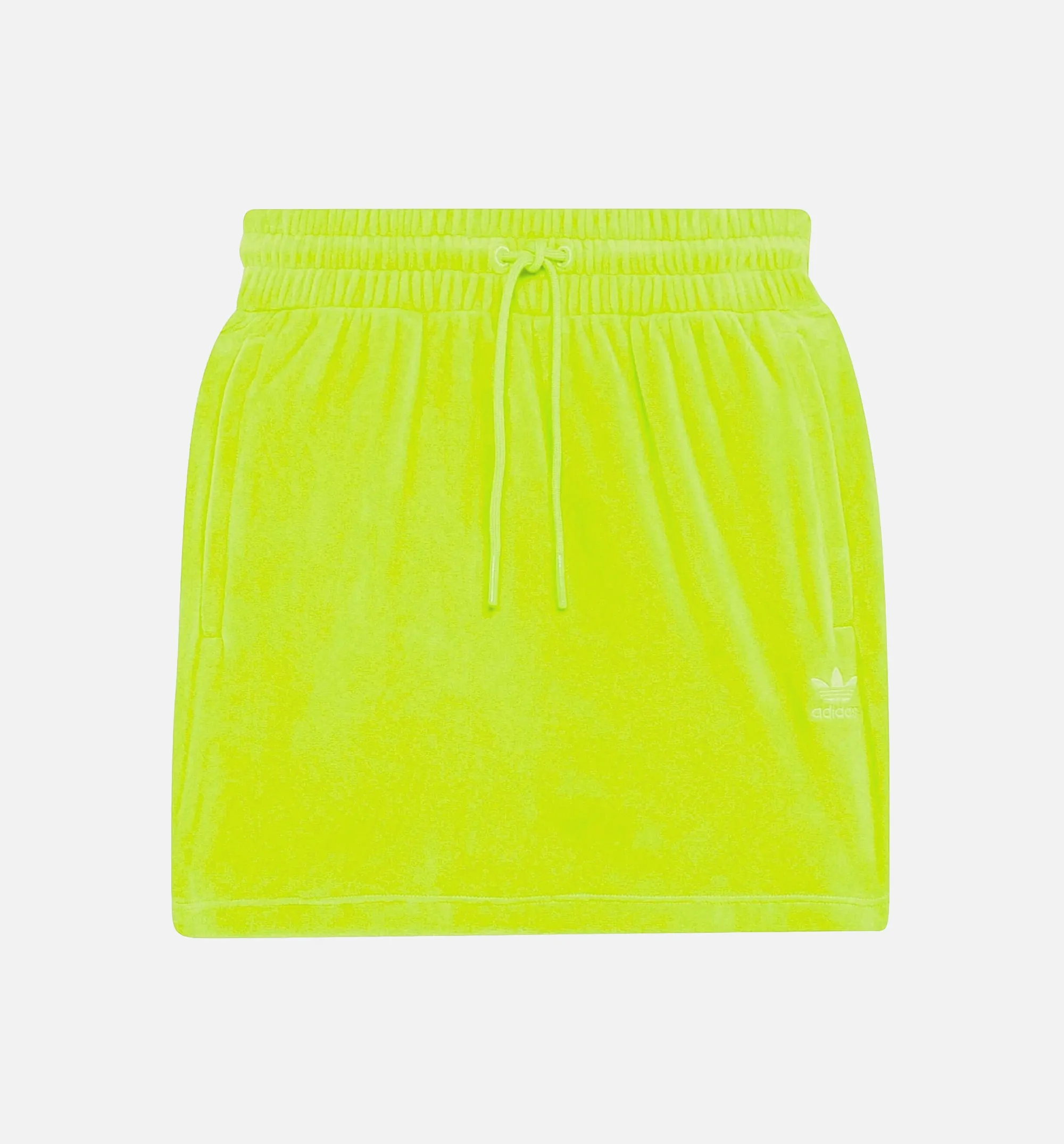 Jeremy Scott Velour Skirt Womens Skirt (Yellow)