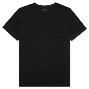 Jersey Braque Pocket Tee - Black