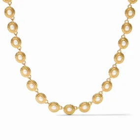 Julie Vos Tudor Tennis Necklace, Pearl