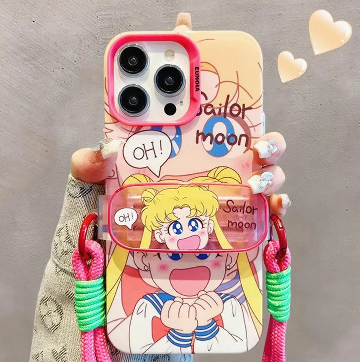 Kawaii Usagi Phone Case for iphone 11/11pro/11pro max/12/12mini/12pro/12pro max/13/13pro/13pro max/14/14plus/14pro/14pro max/15/15pro/15pro max PN6382