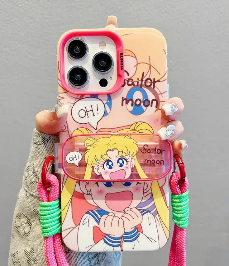 Kawaii Usagi Phone Case for iphone 11/11pro/11pro max/12/12mini/12pro/12pro max/13/13pro/13pro max/14/14plus/14pro/14pro max/15/15pro/15pro max PN6382