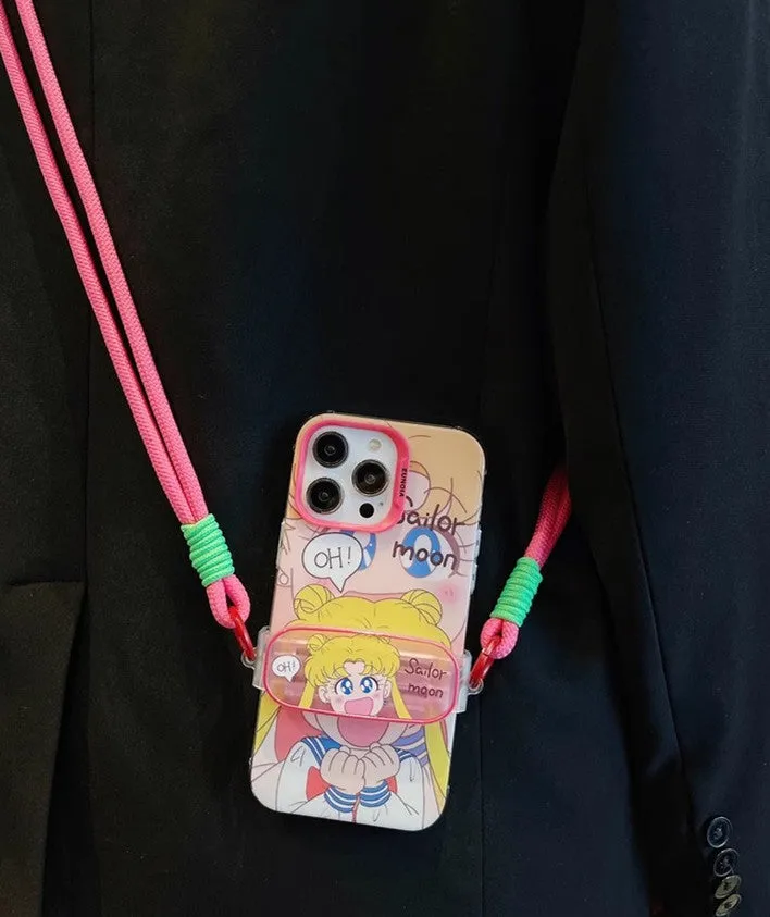 Kawaii Usagi Phone Case for iphone 11/11pro/11pro max/12/12mini/12pro/12pro max/13/13pro/13pro max/14/14plus/14pro/14pro max/15/15pro/15pro max PN6382