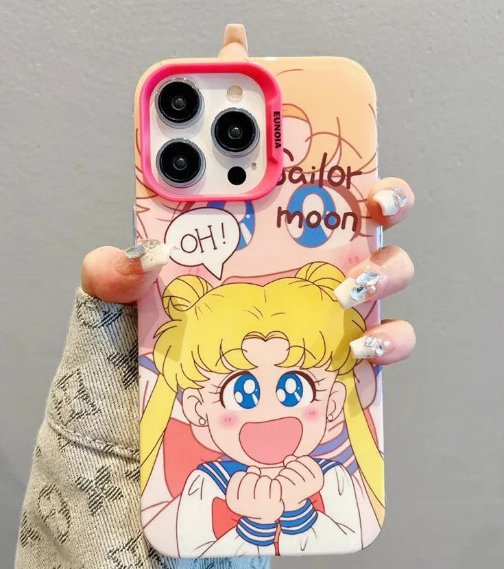 Kawaii Usagi Phone Case for iphone 11/11pro/11pro max/12/12mini/12pro/12pro max/13/13pro/13pro max/14/14plus/14pro/14pro max/15/15pro/15pro max PN6382