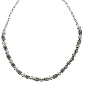 La Vie Parisienne Black Diamond Crystal Necklace