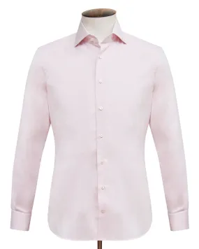 Light Pink Fine Twill Cutaway Collar Shirt