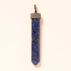 Long Pointed Lapis Pendant