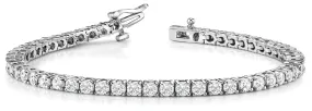 MARTINA 20 Carat Diamond Tennis Bracelet in Platinum 65 pointer F Color VS1 Clarity By Mike Nekta NYC