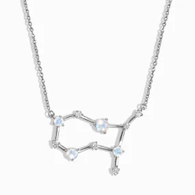 Moonstone Necklace - Gemini Zodiac Constellation