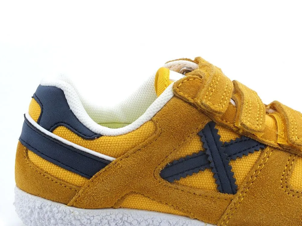 MUNICH Mini Goal 1540 Sneaker Bambino Yellow Blue 8128540