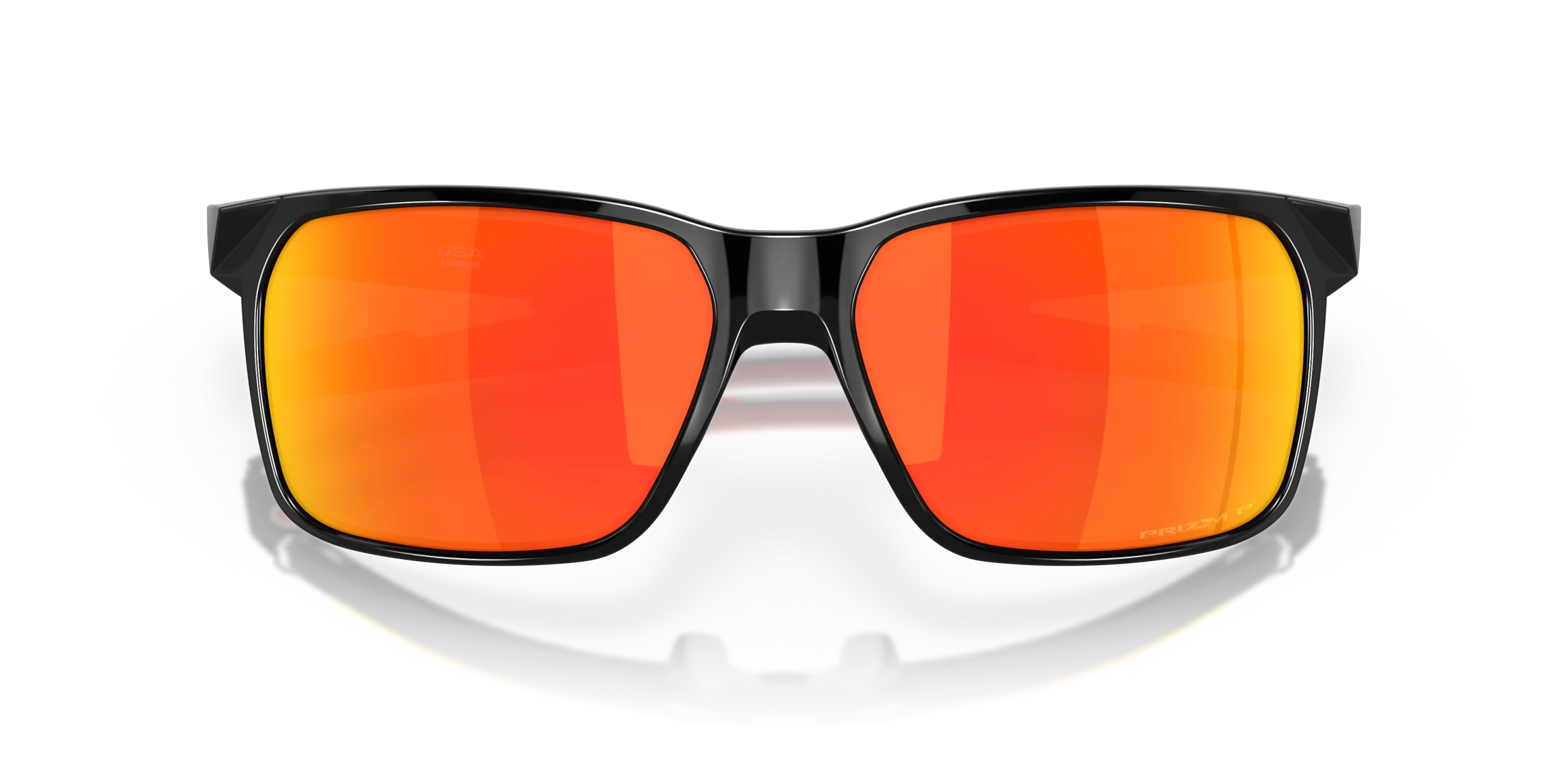 Oakley Portal Prizm Ruby Polarized Lenses - Polished Black Frame