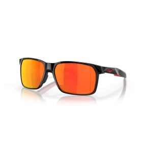 Oakley Portal Prizm Ruby Polarized Lenses - Polished Black Frame