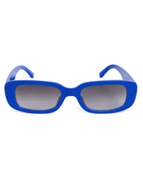 Occhiali da Sole Uomo Donna Unisex Casual Sunglasses Lenti Nero Squadrate Blu GIOSAL-OC1065A