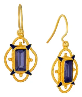 Princess Dashkova Iolite Earrings