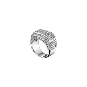 Quadria 18K White Gold & Diamond Ring