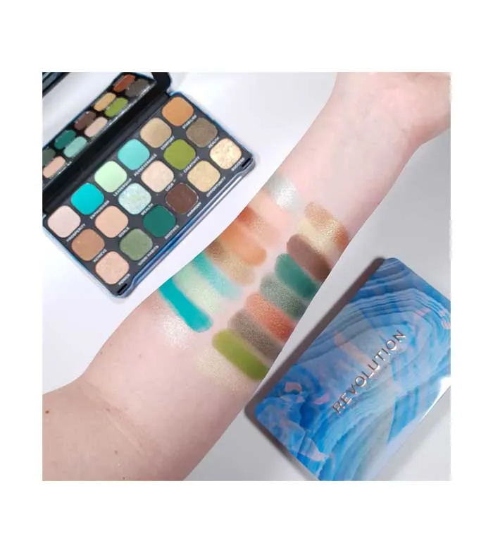 Revolution - *Crystal Aura* - Paleta de sombras Forever Flawless - Aventurine