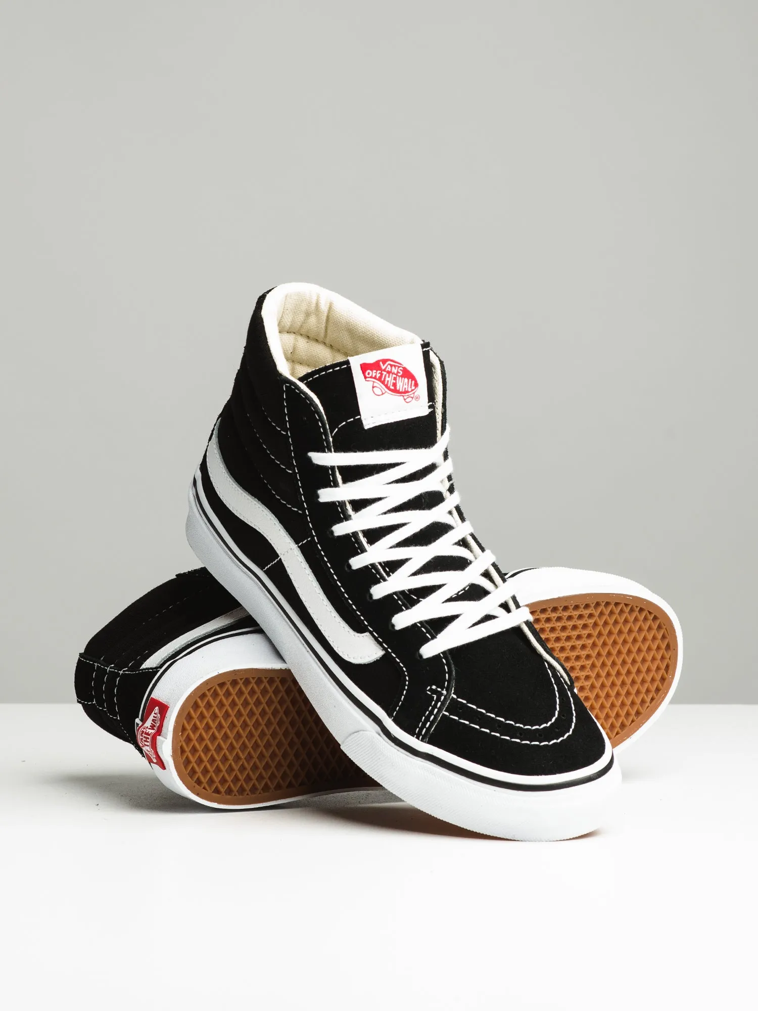 WOMENS SK8 HI SLIM BLACK/WHITE SNEAKERS