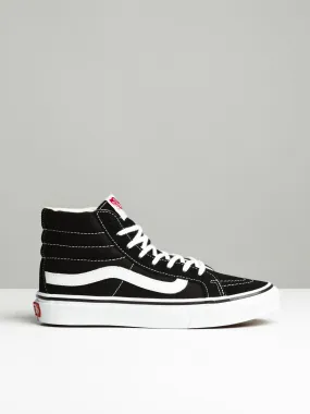 WOMENS SK8 HI SLIM BLACK/WHITE SNEAKERS